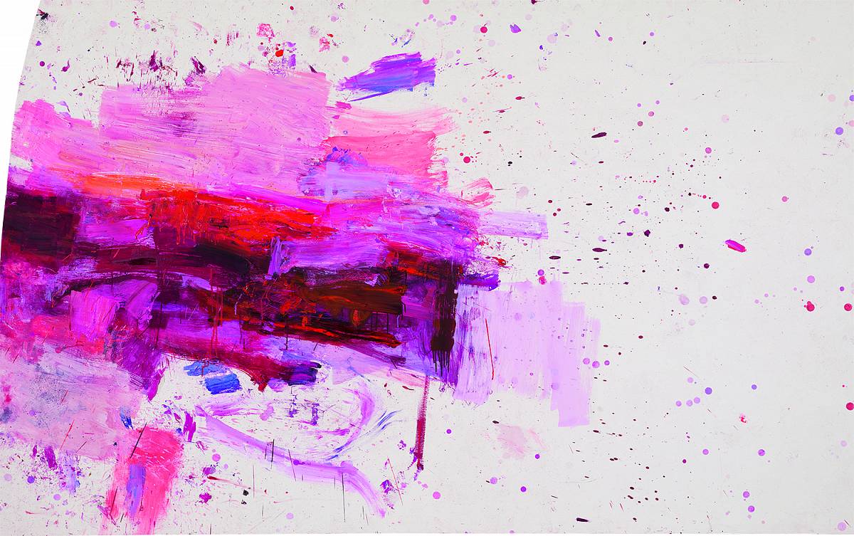 Martha Jungwirth | Istan, 2017 | Privatbesitz © Bildrecht, Wien, 2018; Foto: Lisa Rastl